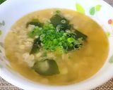 中華スープで食べるオートミールご飯作り方6写真