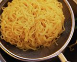 スルッと、ザルラーメン〜ササミ添え★作り方5写真