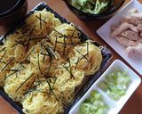 スルッと、ザルラーメン〜ササミ添え★作り方6写真