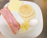 ベーコンエッグチーズマフィン作り方1写真