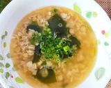 和風きのこスープで食べるオートミールご飯作り方9写真