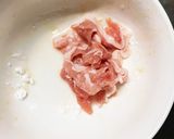 全てレンジもやし入り味噌マヨ甘酢味酢豚作り方1写真