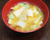 簡単☆筍と長ネギの味噌汁作り方3写真