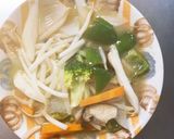 全てレンジもやし入り味噌マヨ甘酢味酢豚作り方13写真