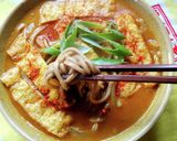 薄揚げ入り、カレー南蛮そば♪作り方5写真