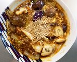 お一人様☆甘酢焼きそば味温野菜サラダ作り方14写真
