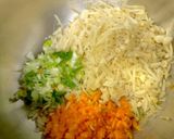 鶏ひき肉の巾着煮^^作り方1写真