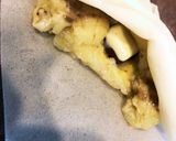 こどもの日に☆チョコバナナ兜春巻き作り方3写真