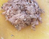 タチウオの納豆塩昆布和え作り方5写真