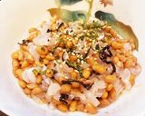タチウオの納豆塩昆布和え作り方6写真