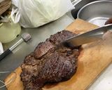 最高に映える、バーベキューで肉塊ステーキ作り方13写真