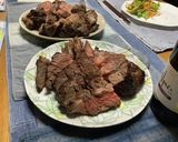 最高に映える、バーベキューで肉塊ステーキ作り方14写真