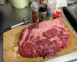 最高に映える、バーベキューで肉塊ステーキ作り方3写真