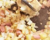 子供の日♪ベーコンポテトパイ兜作り方2写真