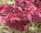 ごぼうと牛肉の柳川風作り方4写真