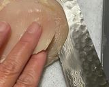 青椒肉絲にどうぞ！鶏胸肉の細切り方法作り方3写真