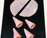 サラダにくるくるハム作り方1写真