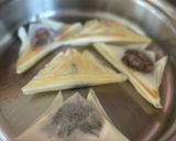 『北海道珈琲餡子のカブト揚げ春巻き】作り方8写真