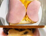 簡単！ハンバーグたまごサンドイッチ作り方4写真
