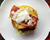ベーコンチーズバーガー♪作り方1写真