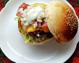 ベーコンチーズバーガー♪作り方5写真