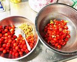 酸味と渋みを活かした小粒さくらんぼジャム作り方6写真