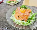 夏にピッタリ!漬けサーモンのガリマヨ素麺作り方6写真