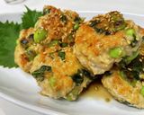 【栄養満点☆包丁不要】大葉と枝豆のつくね作り方7写真