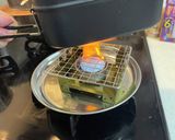 メスティンと固形燃料1個でパン焼きました作り方31写真