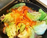 キャベツと豚バラ肉の重ね焼き作り方4写真