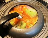 キャベツと豚バラ肉の重ね焼き作り方5写真
