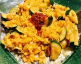 【簡単】ズッキーニと卵のチーズ炒め作り方8写真