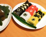 こどもの日☆こいのぼり太巻き寿司作り方3写真