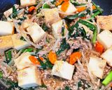 厚揚げのひき肉野菜あんかけ作り方7写真