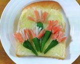 ♡母の日にカーネーショントースト♡作り方5写真