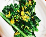 菜の花とこごみのペペロンチーノ作り方9写真