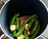 スナップエンドウのピリ辛にんにく炒め作り方5写真