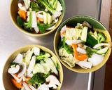 レンジ肉無白菜ズッキーニこってり回鍋肉風作り方13写真