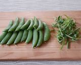 【野菜ソムリエ】スナップエンドウのサラダ作り方1写真