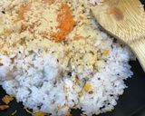 洋食に合うニンニク風味のキャロットライス作り方4写真