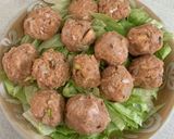 電子レンジのみで中華風肉だんご作り方2写真