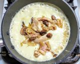 鶏もも肉とさつま芋のマカロニグラタン作り方6写真