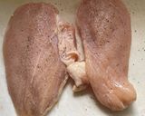 レンジで簡単！柔らか鶏胸肉照り焼き作り方2写真