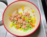 ミックスベジタブルとシーチキン春雨サラダ作り方1写真