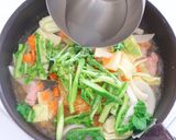 ベーコンと春野菜の焼ビーフン作り方5写真