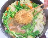 ベーコンと春野菜の焼ビーフン作り方6写真