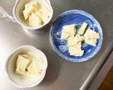 レンジ肉無豆腐まるでハンバーグ味野菜炒め作り方2写真