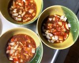 レンジ肉無豆腐まるでハンバーグ味野菜炒め作り方5写真