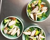 レンジ肉無豆腐まるでハンバーグ味野菜炒め作り方11写真