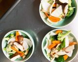 レンジ肉無豆腐まるでハンバーグ味野菜炒め作り方12写真